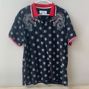 Men’s REASON Brand short Sleeve Polo Size  XL